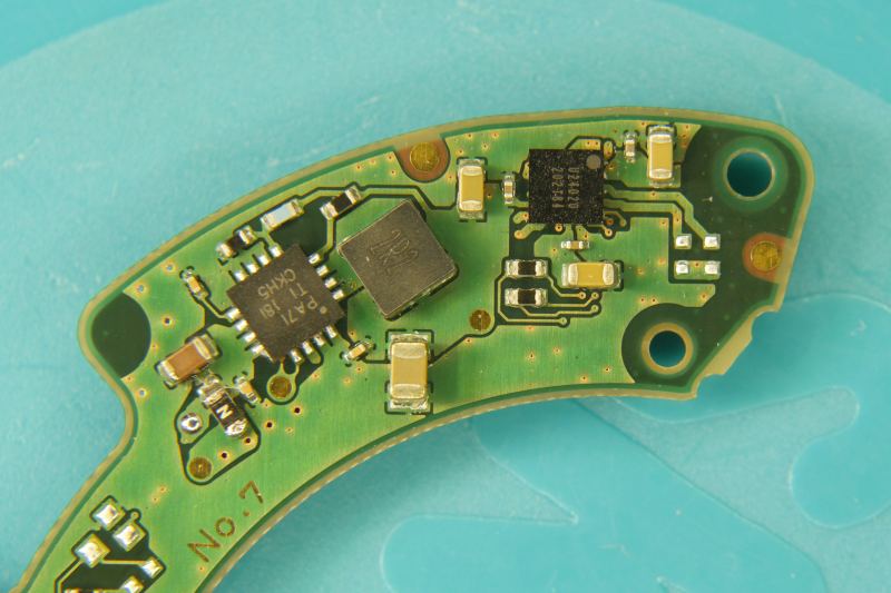 Closeup of motor controller.