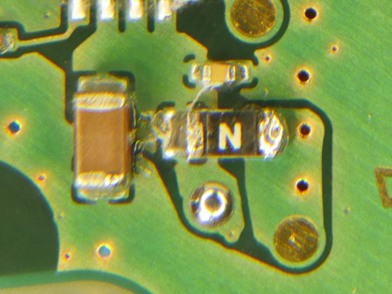 Closeup of fuse.